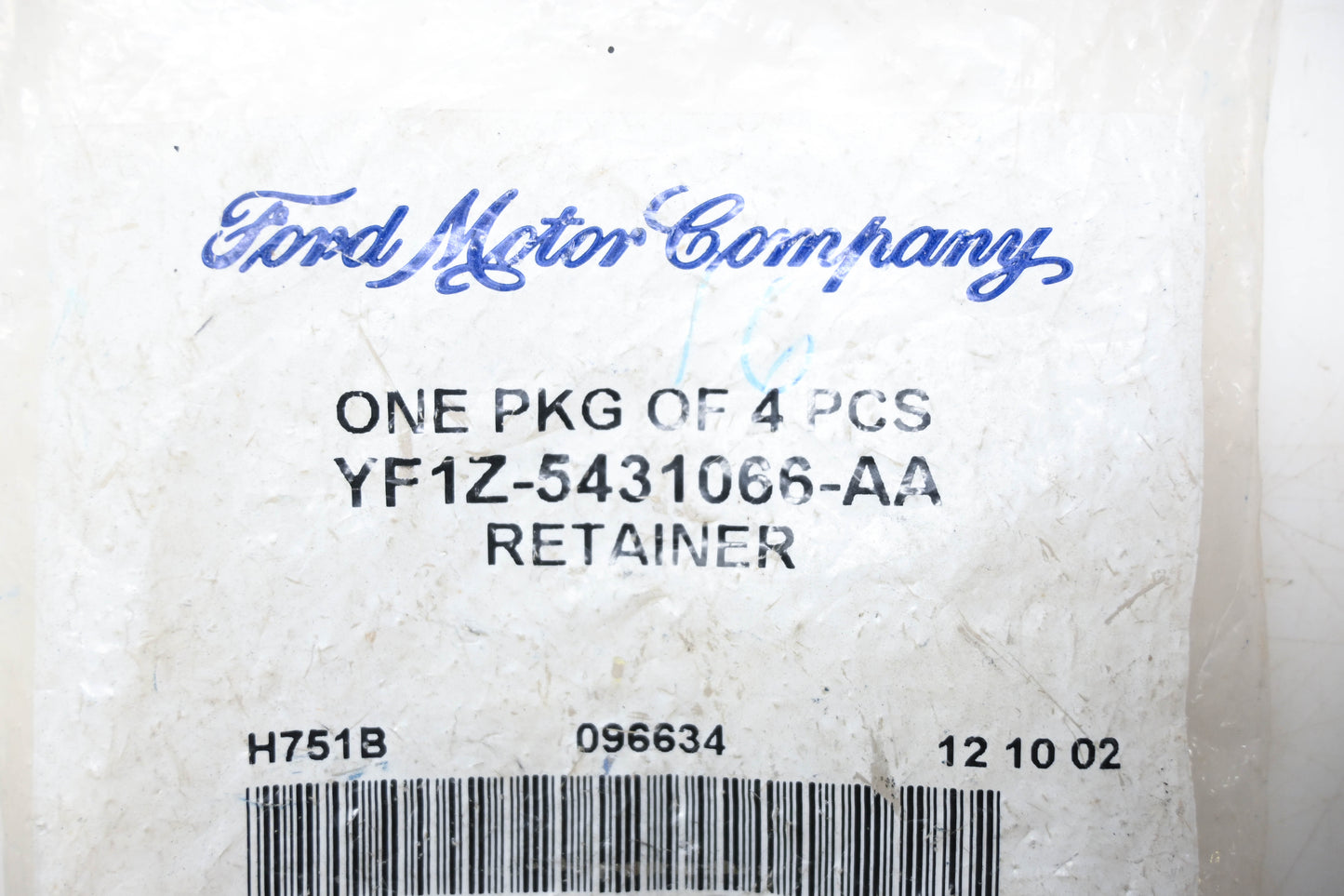 New OEM Ford YF1Z-5431066-AA Retainers Qty 4 NOS