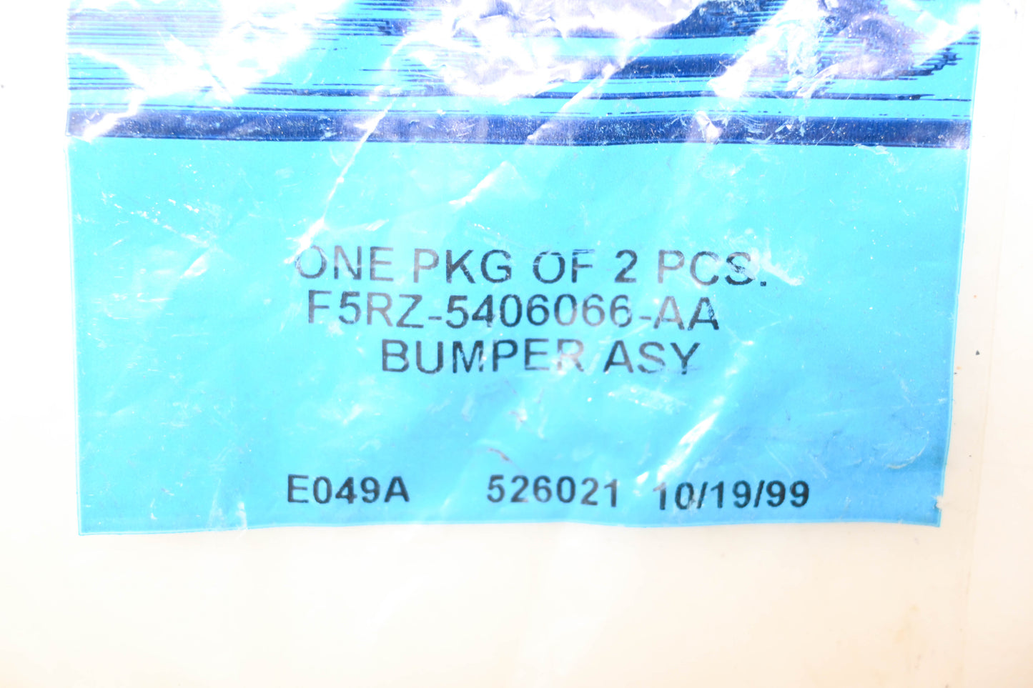 New OEM Ford F5RZ-5406066-AA Bumper Assemblies Qty 2 NOS