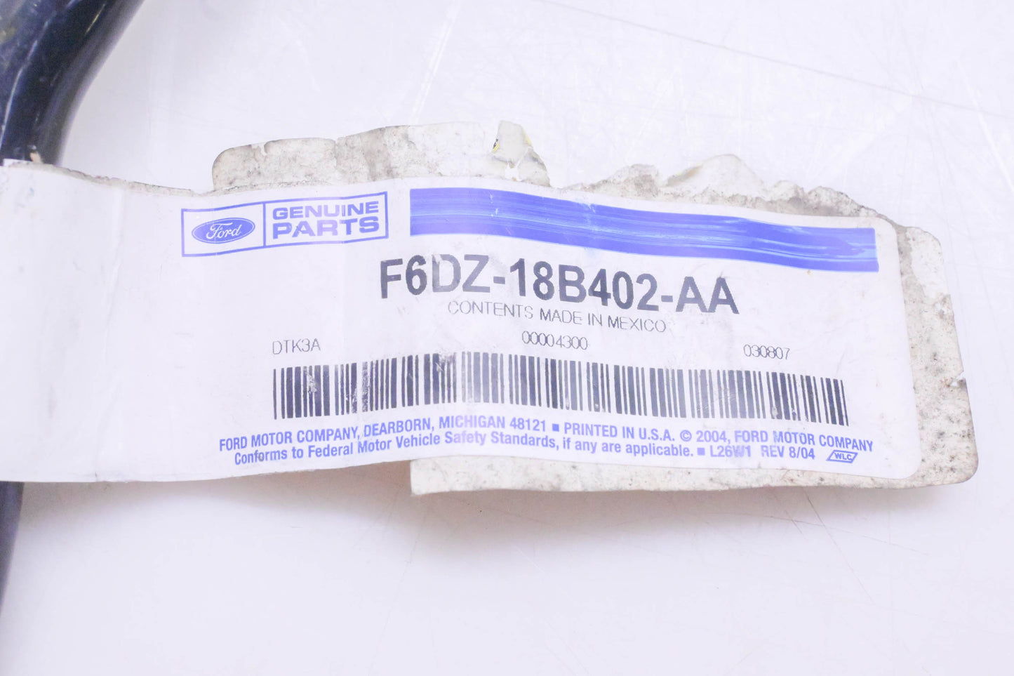 New OEM Ford F6DZ-18B402-AA Heater Water Tube NOS