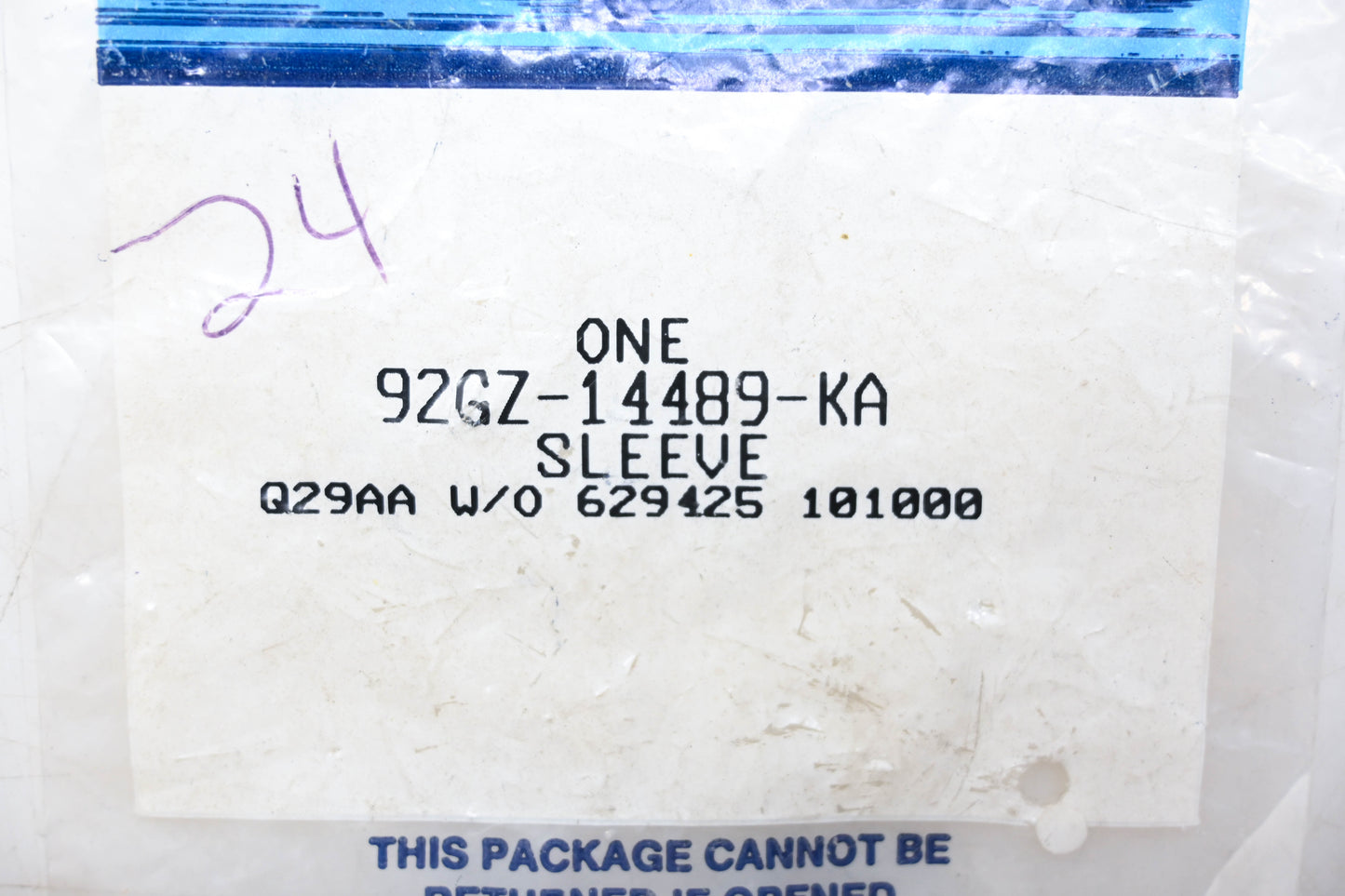New OEM Ford 92GZ-14489-KA Wiring Sleeve NOS