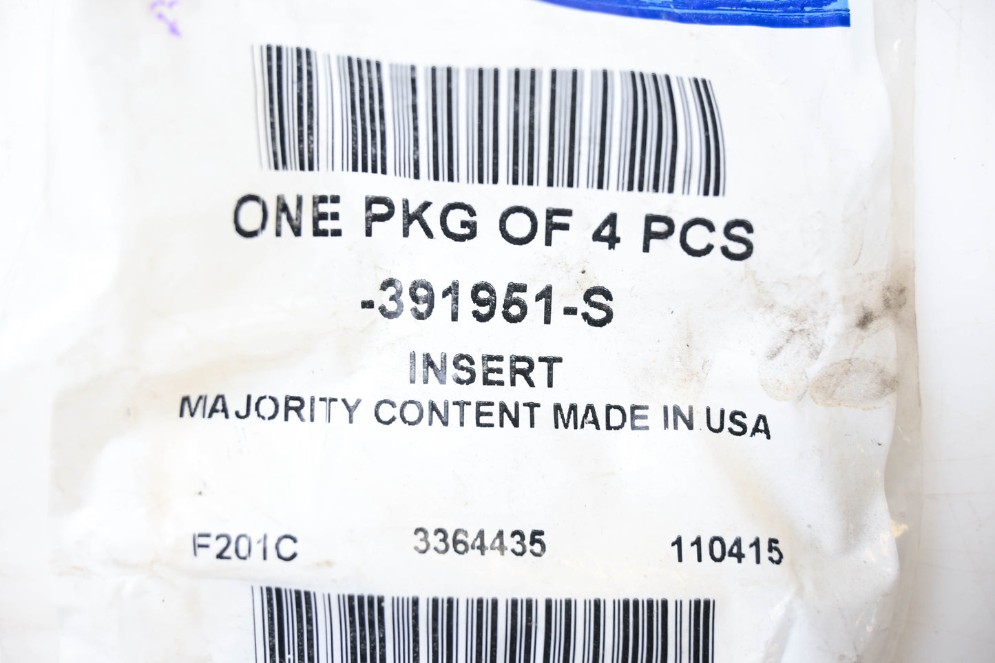 New OEM Ford 391951-S Inserts Qty 4 NOS