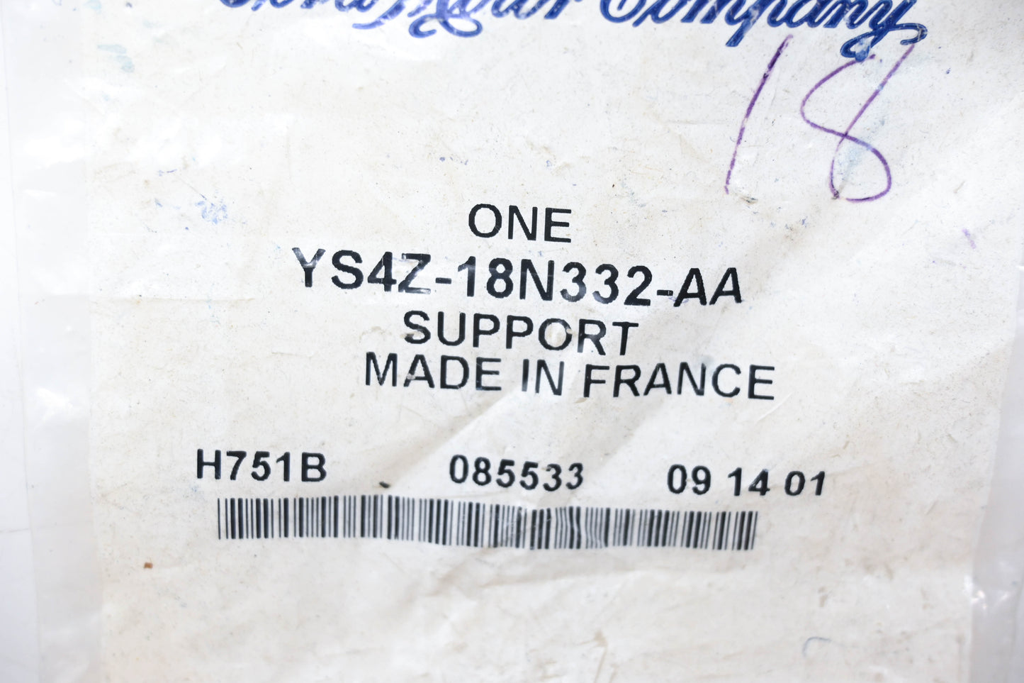 New OEM Ford YS4Z-18N332-AA Support NOS