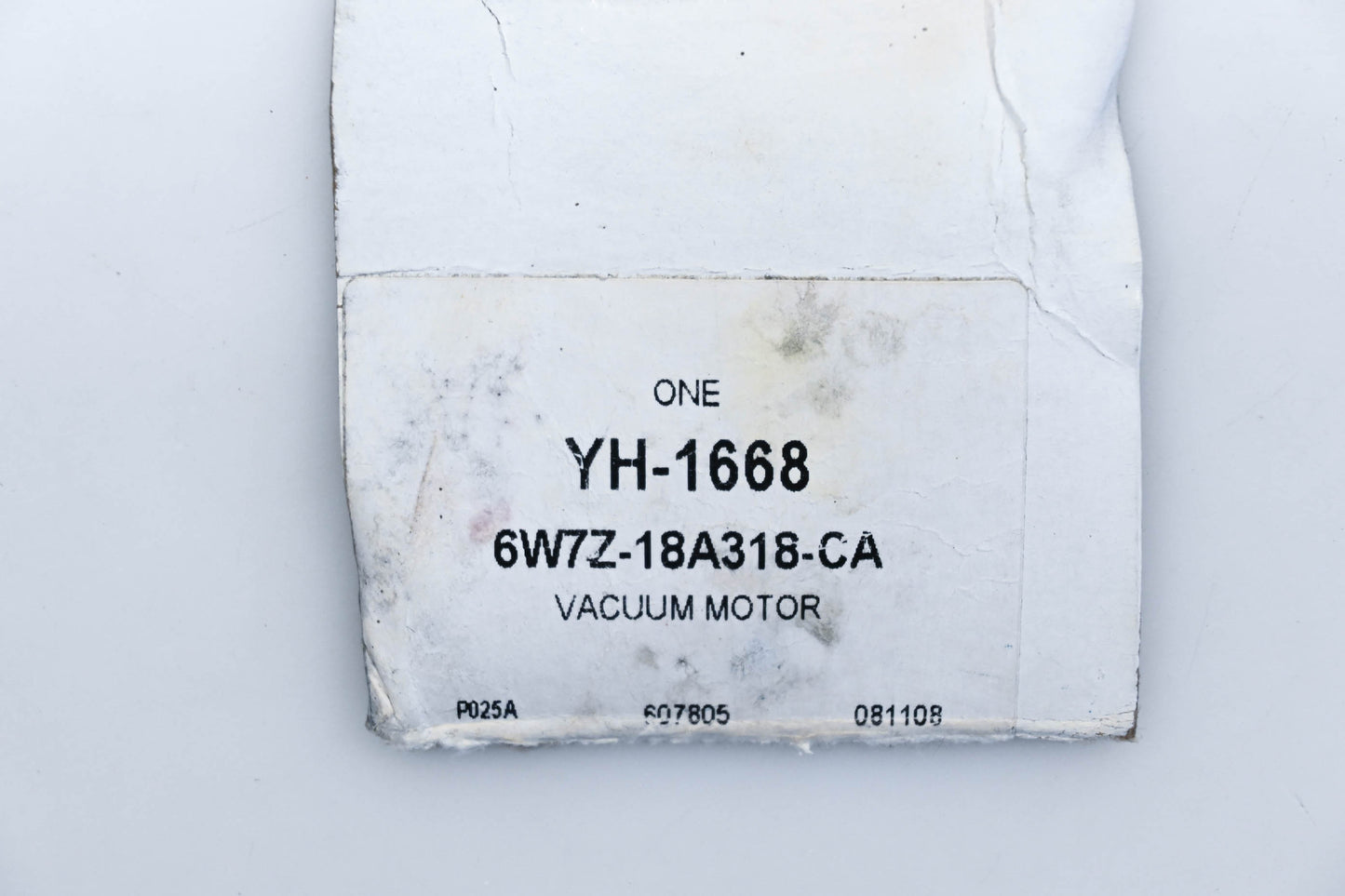 New OEM Motorcraft 6W7Z-18A318-CA, YH-1668, 2108118 Ford Air Vacuum Actuator Motor NOS