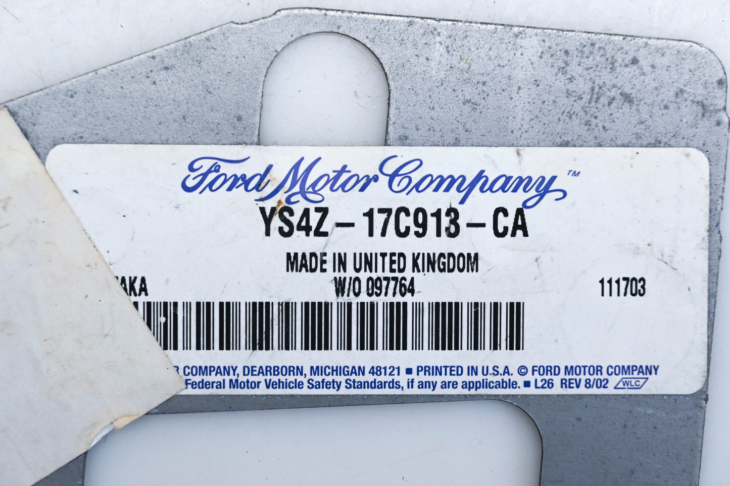 New OEM Ford YS4Z-17C913-CA Focus Rear Right Bumper Bracket NOS