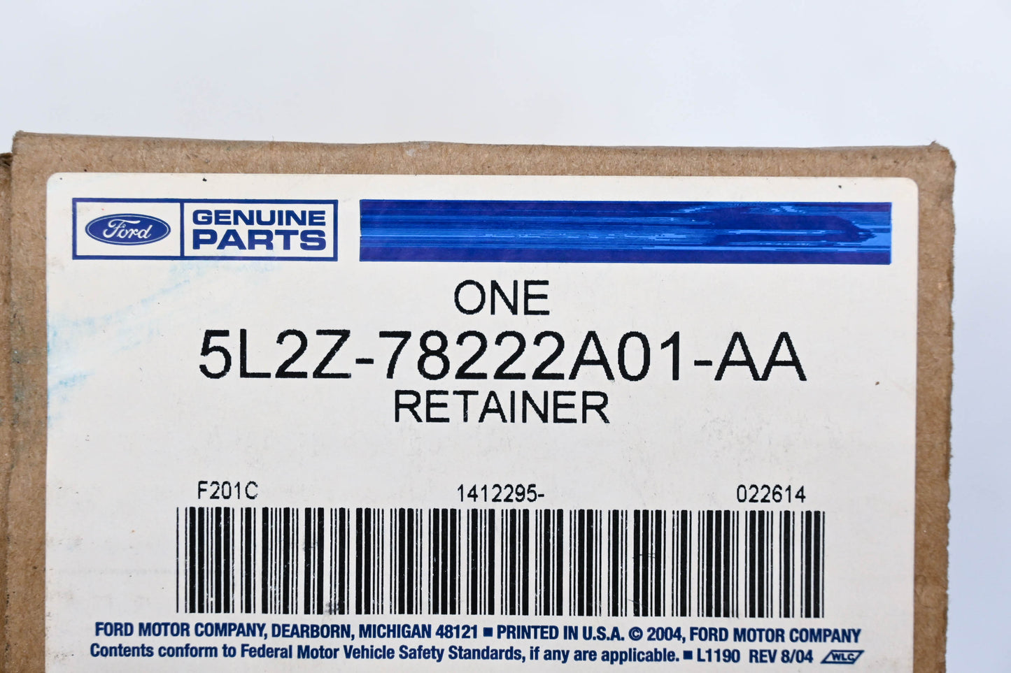 New OEM Ford 5L2Z-78222A01-AA, 5L24-7821A33 Door Guide Channel NOS