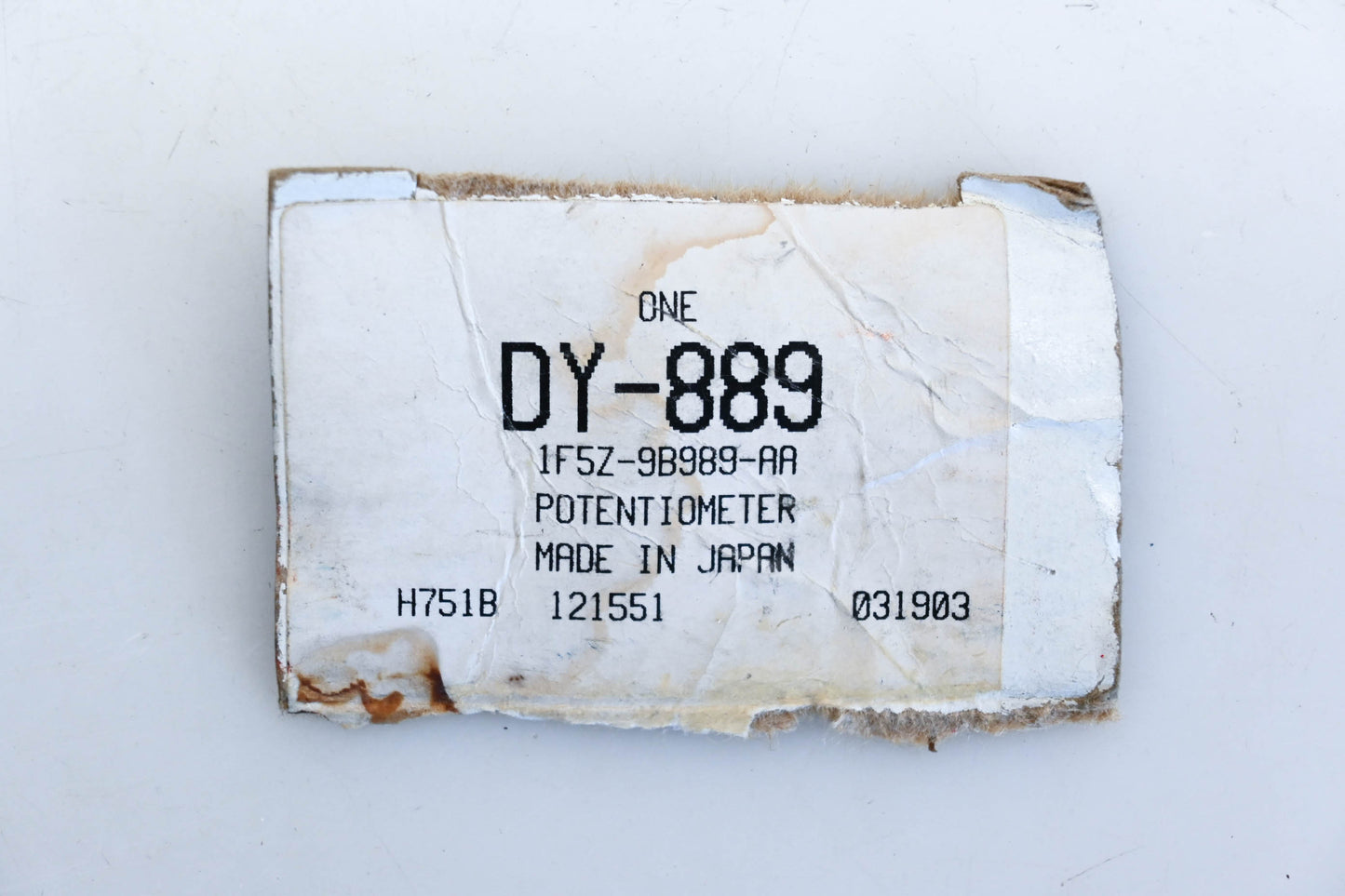 New OEM Motorcraft 1F5Z-9B989-AA, DY-889, SERA486-06 Hitachi Throttle Position Sensor NOS