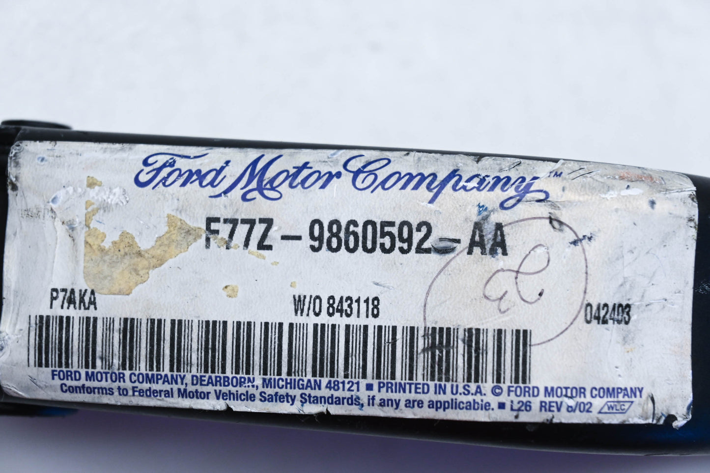 New OEM Ford F77Z-9860592-AA 01-03 Explorer Rear Seat Frame Pivot NOS