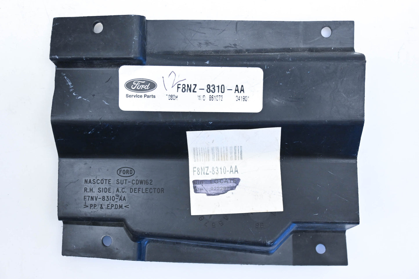 New OEM Ford F8NZ-8310-AA, F7NV-8310-AA Nascote Right AC Air Deflector NOS