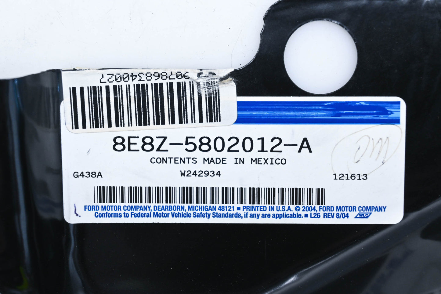 New OEM Ford 8E8Z-5802012-A, 2015AD 316 Top Left Cowl Support Panel NOS