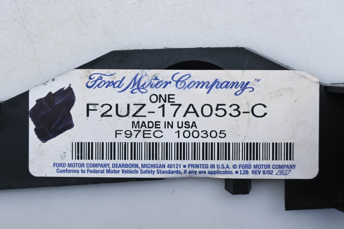 New OEM Ford F2UZ-17A053-C, F2UB-17B020-BC Wheel Lug Wrench Bracket NOS