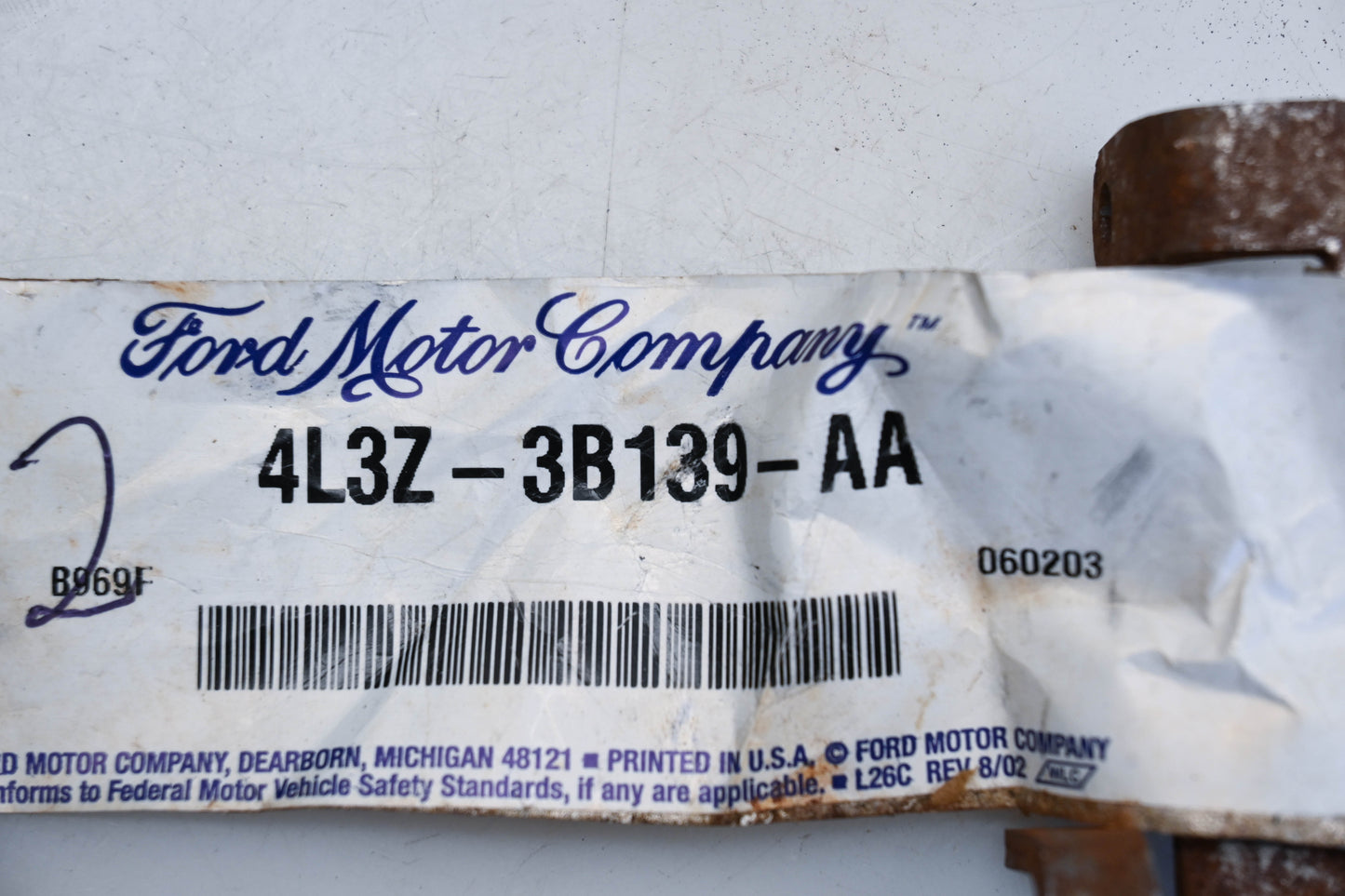 New OEM Ford 4L3Z-3B139-AA 2005 F150 Steering Column Support Bracket NOS