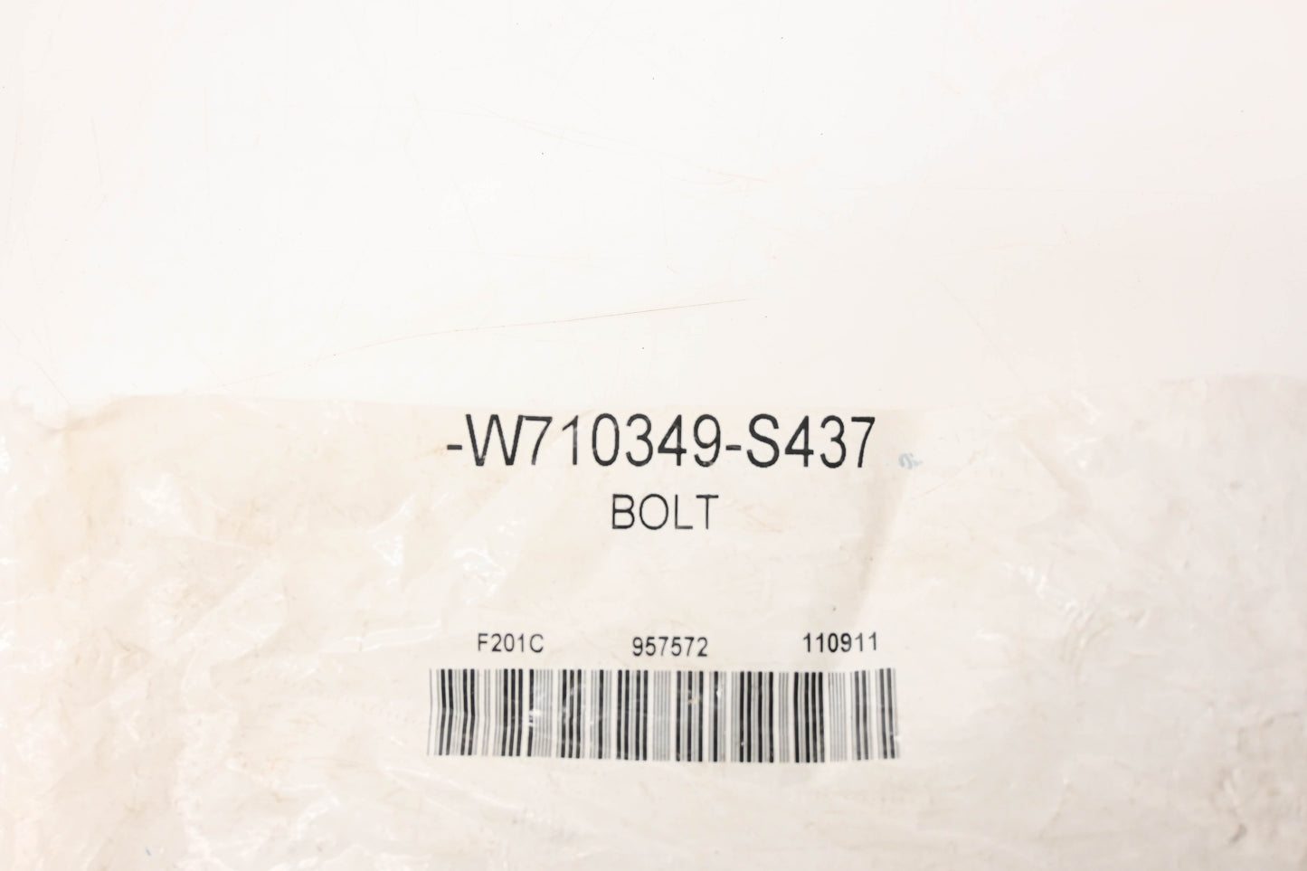 New OEM Ford W710349-S437 Interior Mount Bolt NOS