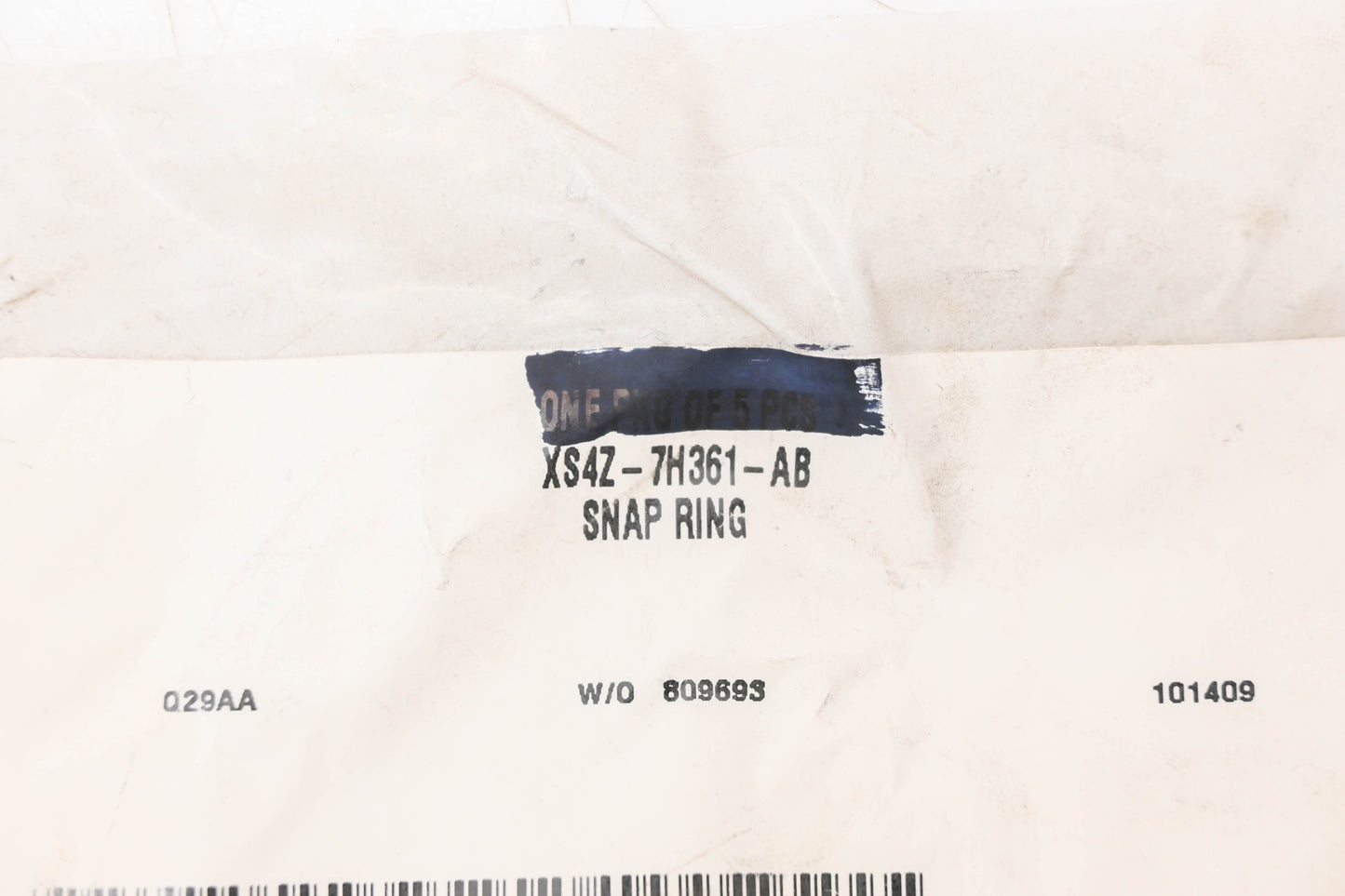 New OEM Ford XS4Z-7H361-AB Snap Rings Qty 4 NOS
