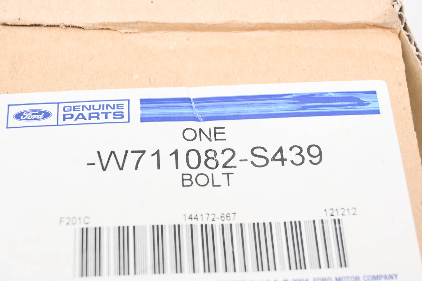 New OEM Ford W711082-S439 Bolt Assembly NOS