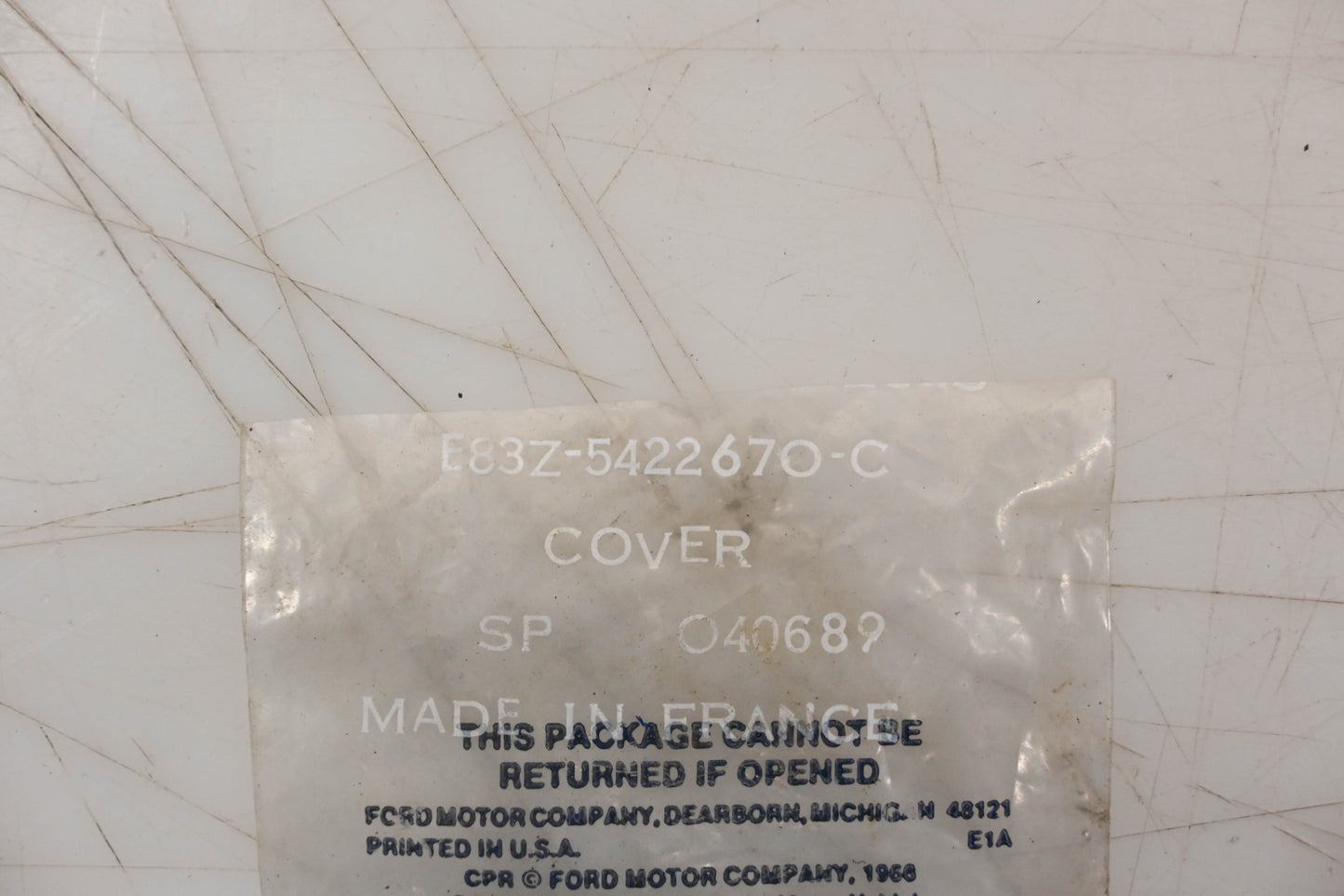 New OEM Ford E83Z-5422670-C Door Handle Retainer Cap/ Cover NOS