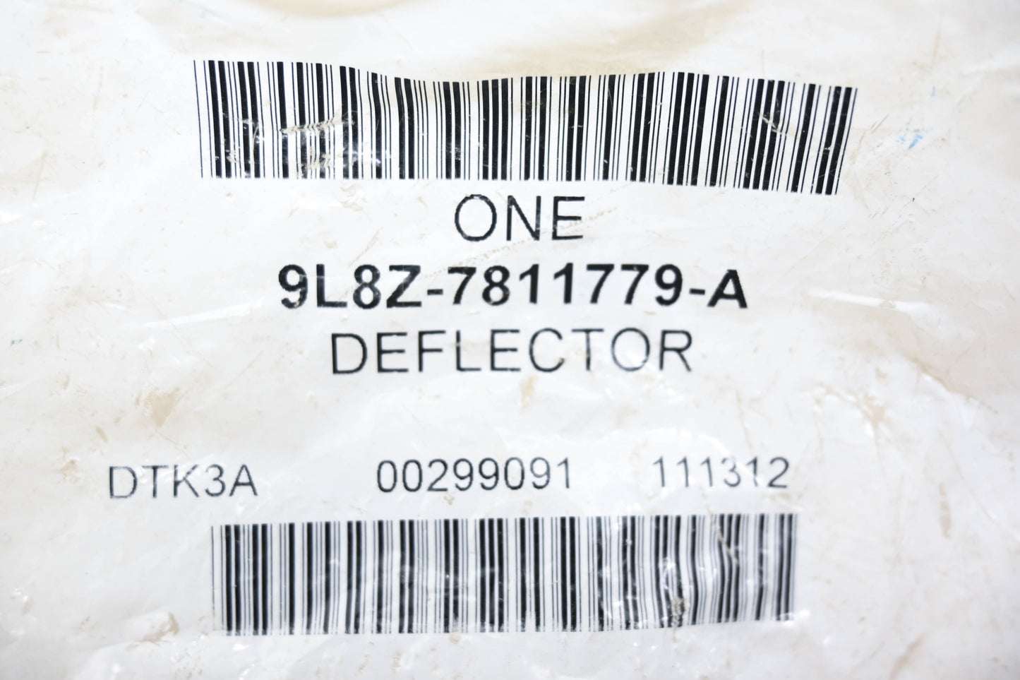 New OEM Ford 9L8Z-7811779-A Deflector NOS
