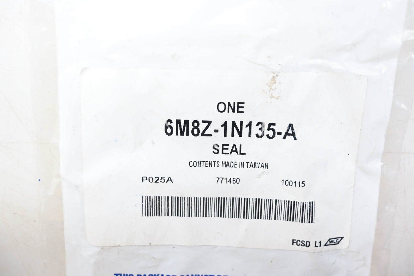 New OEM Ford 6M8Z-1N135-A Seal NOS
