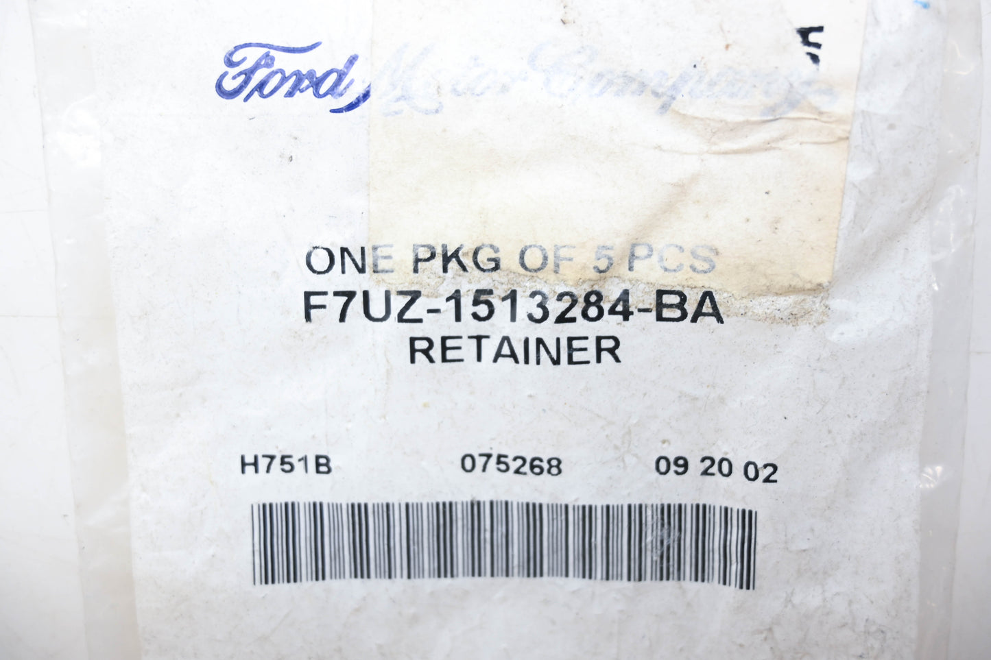 New OEM Ford F7UZ-1513284-BA Retainers Qty 5 NOS