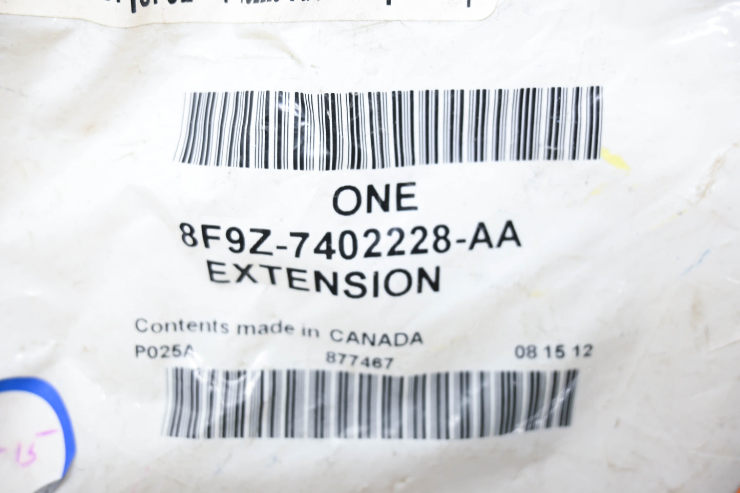 New OEM Ford 8F9Z-7402228-AA Extension NOS
