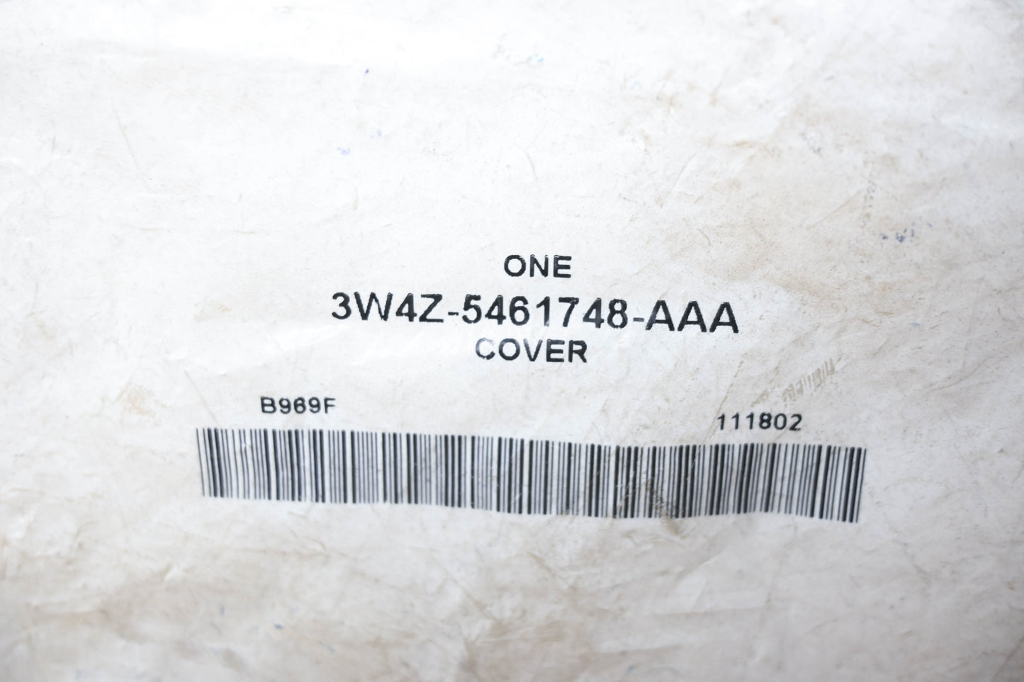 New OEM Ford 3W4Z-5461748-AAA Seat Track Cover NOS