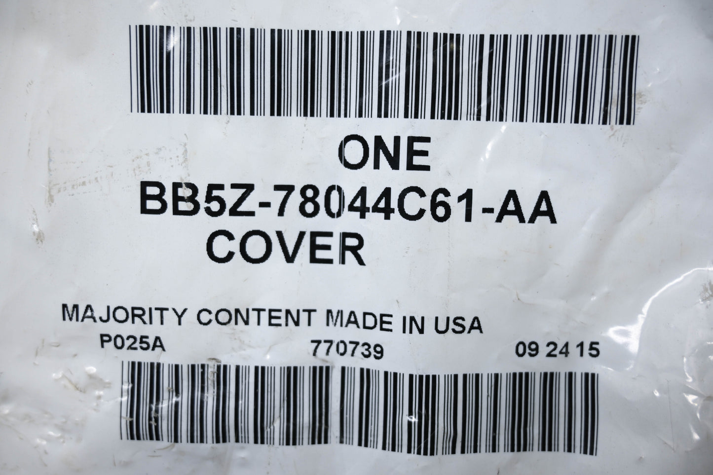 New OEM Ford BB5Z-78044C61-AA Rear Cowl Trim Cover NOS