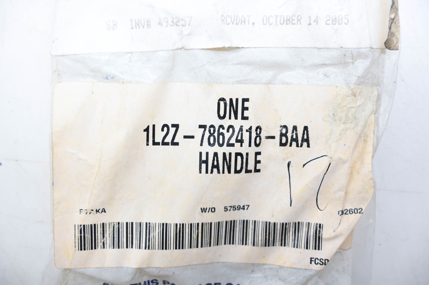New OEM Ford 1L2Z-7862418-BAA Back Seat Adjusting Handle NOS