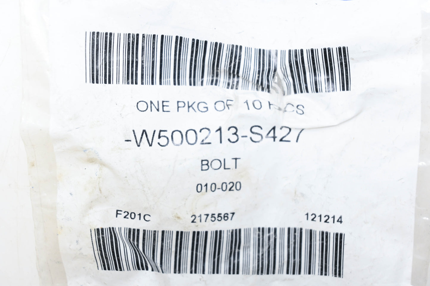 New OEM Ford W500213-S427 Impact Bar Screw NOS
