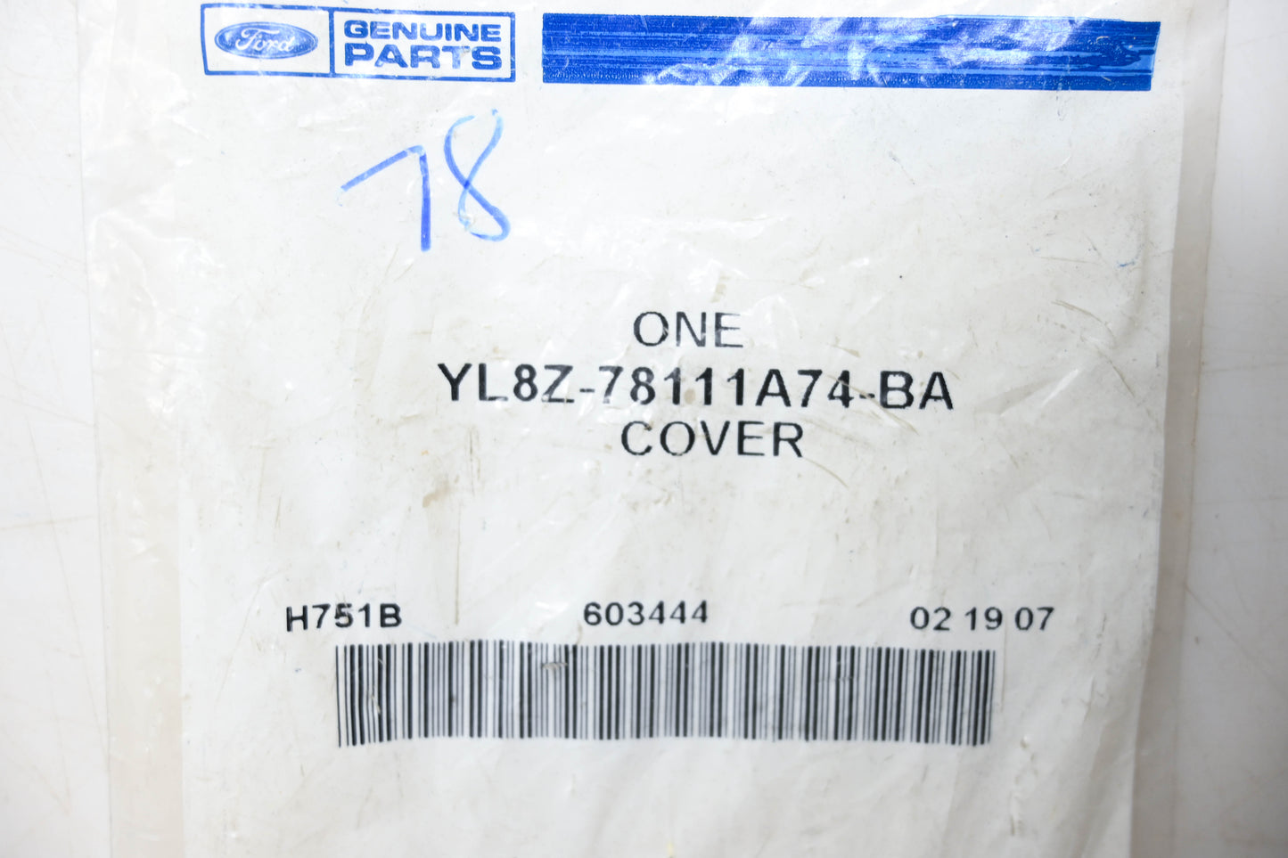 New OEM Ford YL8Z-78111A74-BA Access Hole Cover NOS