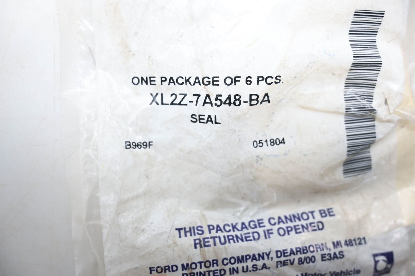 New OEM Ford XL2Z-7A548-BA Seals Qty 5 NOS