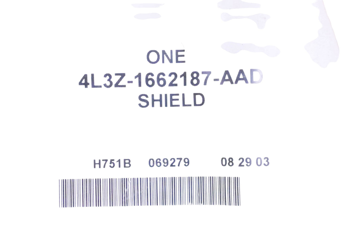 New OEM Ford 4L3Z-1662187-AAD Left Front Driver Side Shield Cover Trim Molding NOS