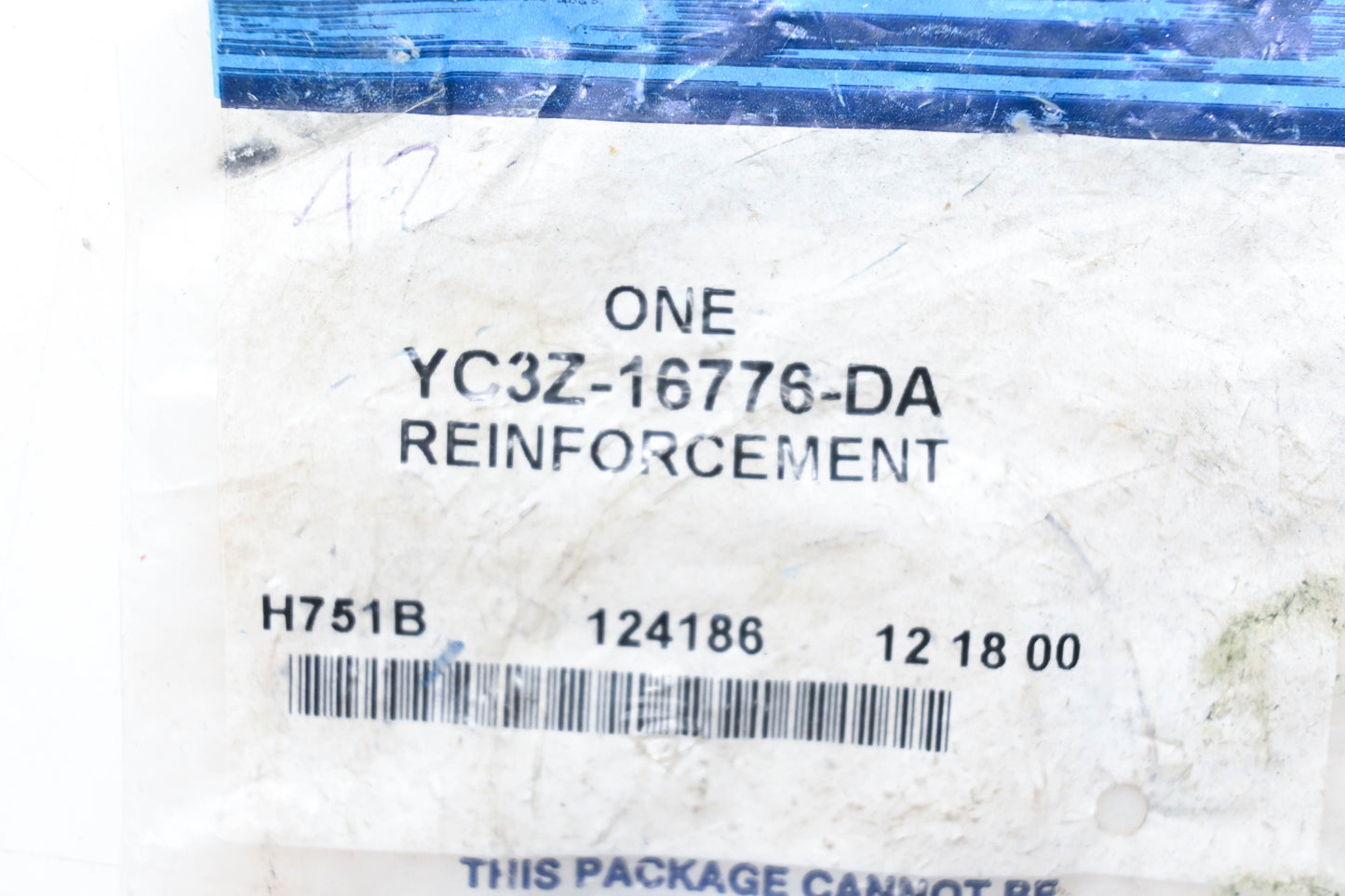New OEM Ford YC3Z-16776-DA Reinforcement NOS