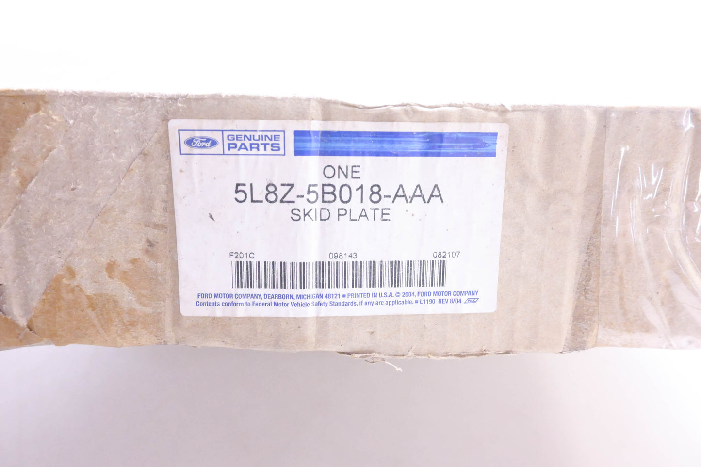 New OEM Ford 5L8Z-5B018-AAA Skid Plate NOS