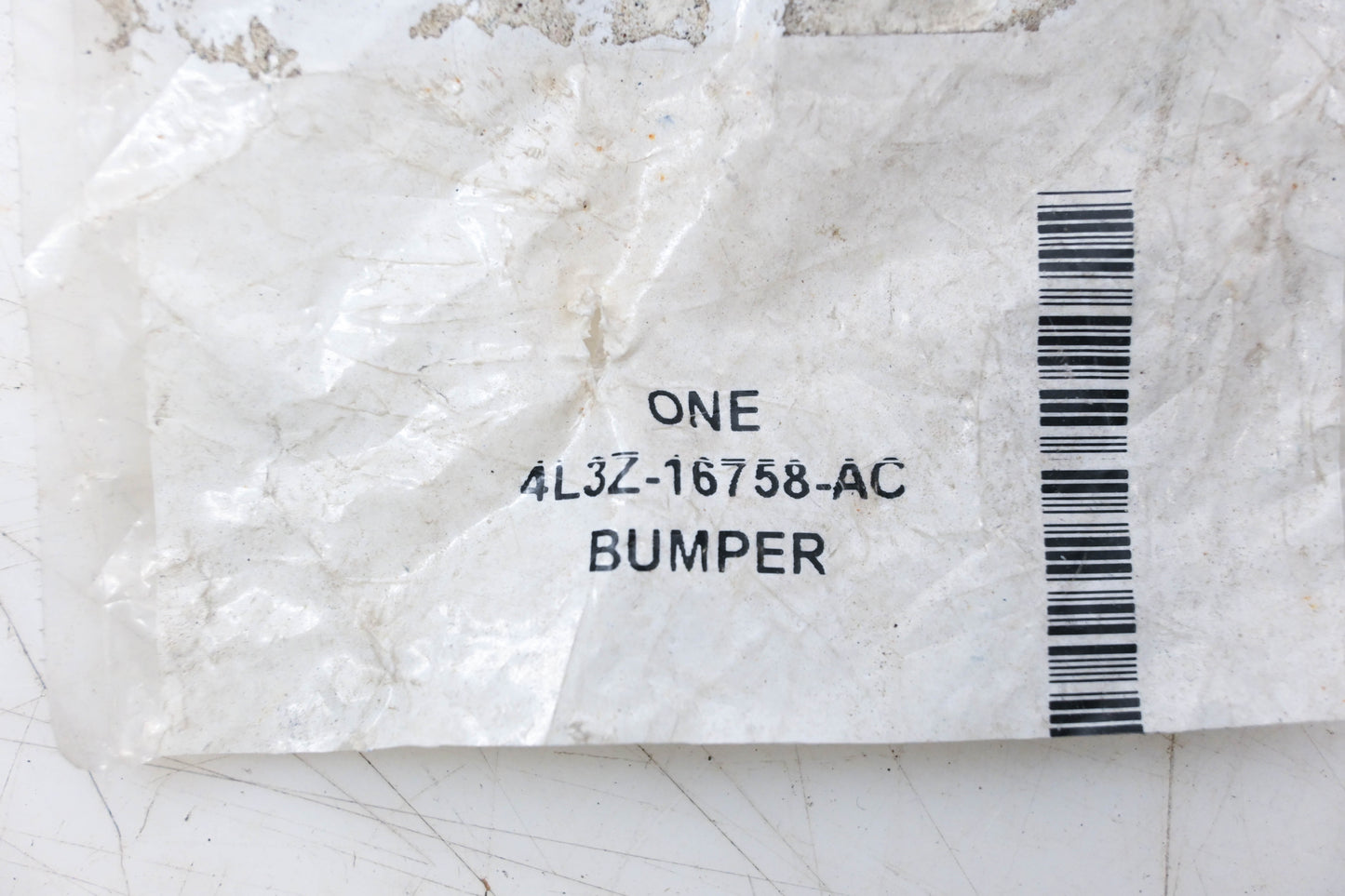 New OEM Ford 4L3Z-16758-AC Hood Rest Bumper NOS