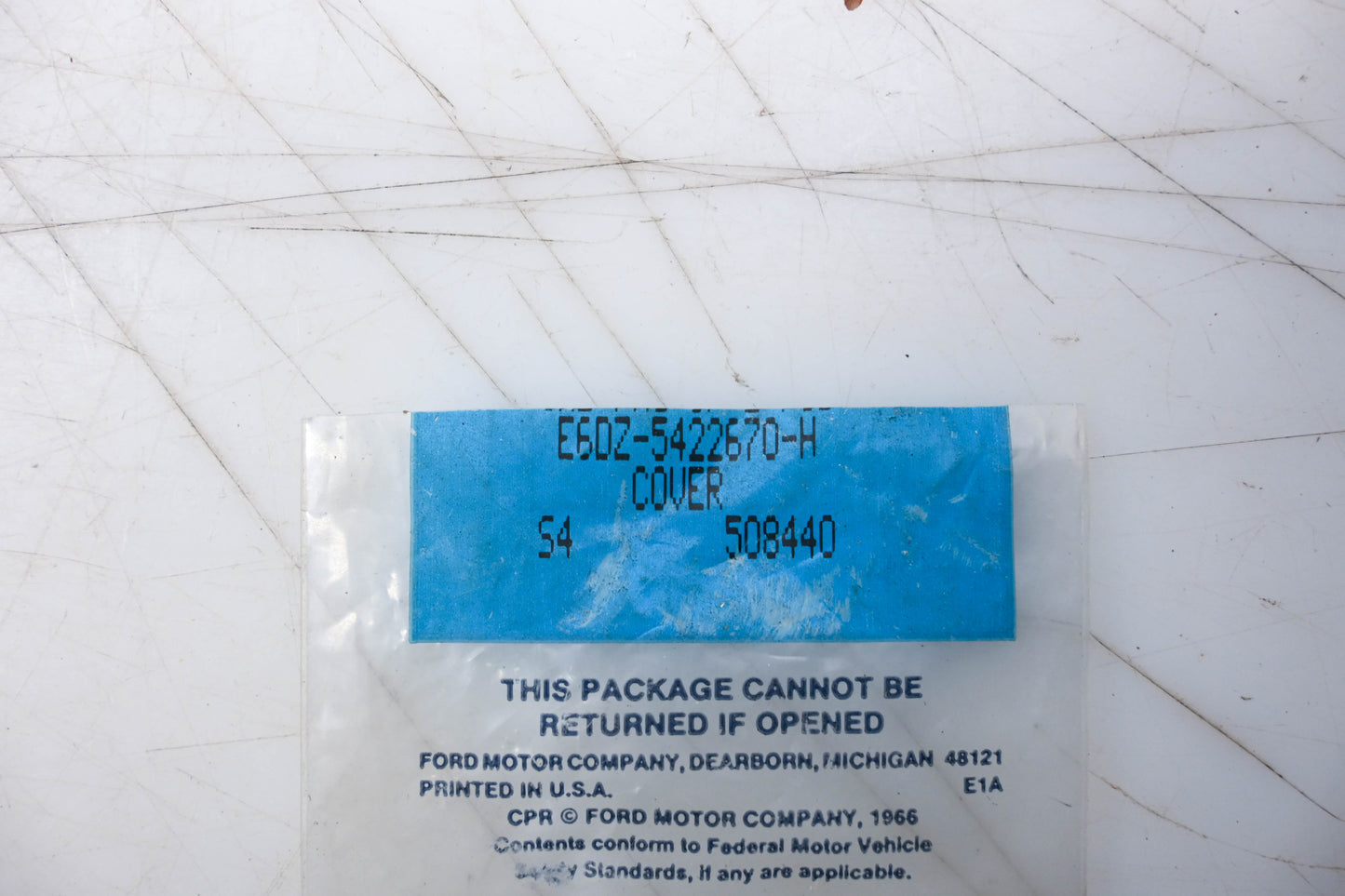 New OEM Ford E6DZ-5422670-H Cover NOS
