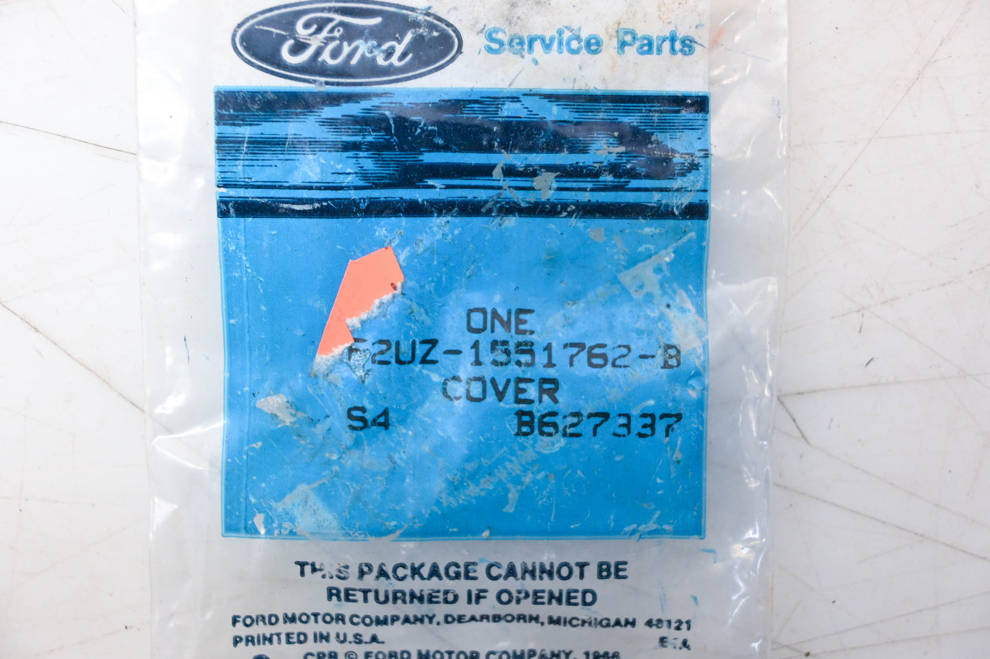 New OEM Ford F2UZ-1551762-B Roof Drip Moulding Joint Cover NOS