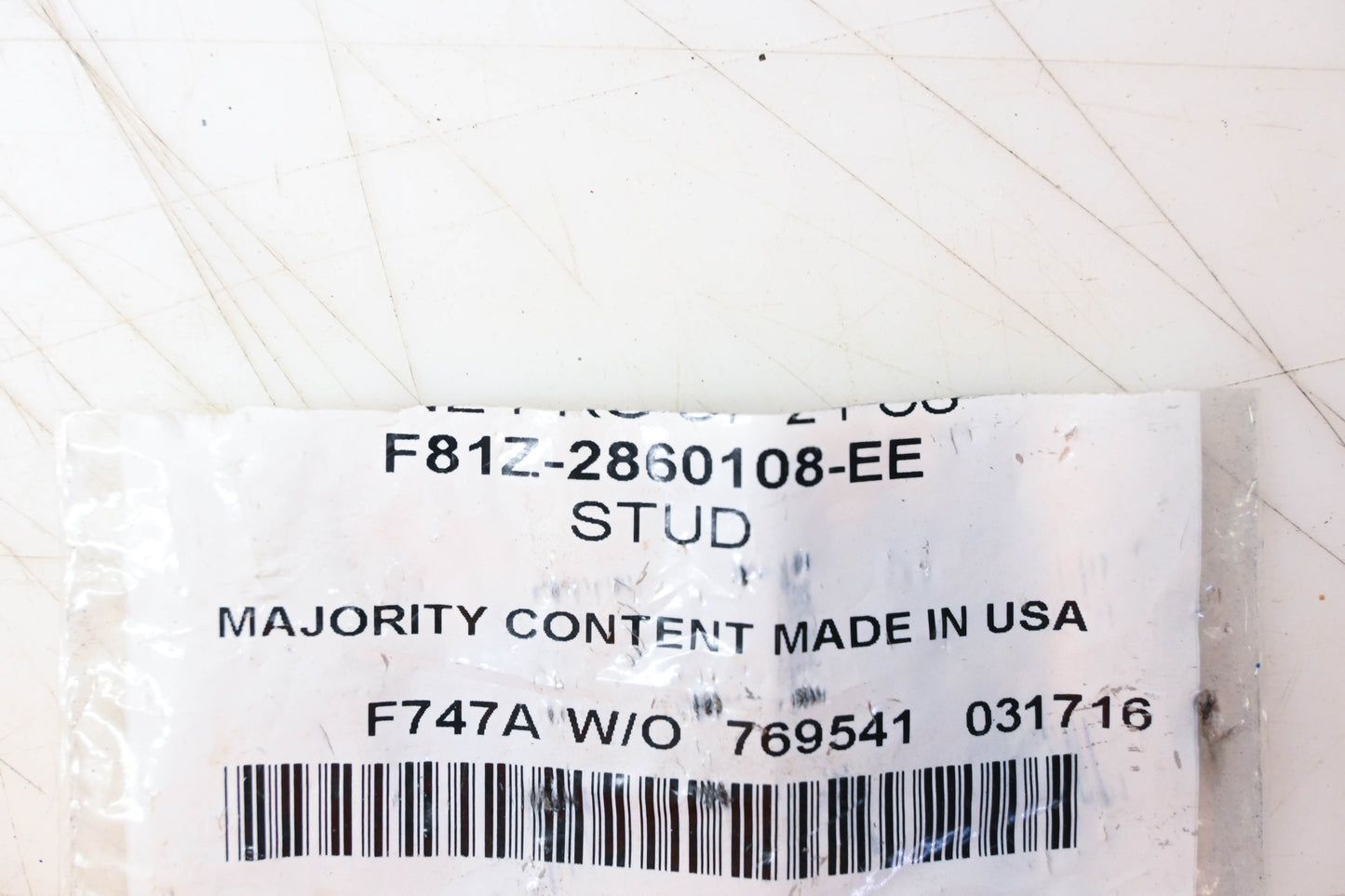 New OEM Ford F81Z-2860108-EE Stud NOS