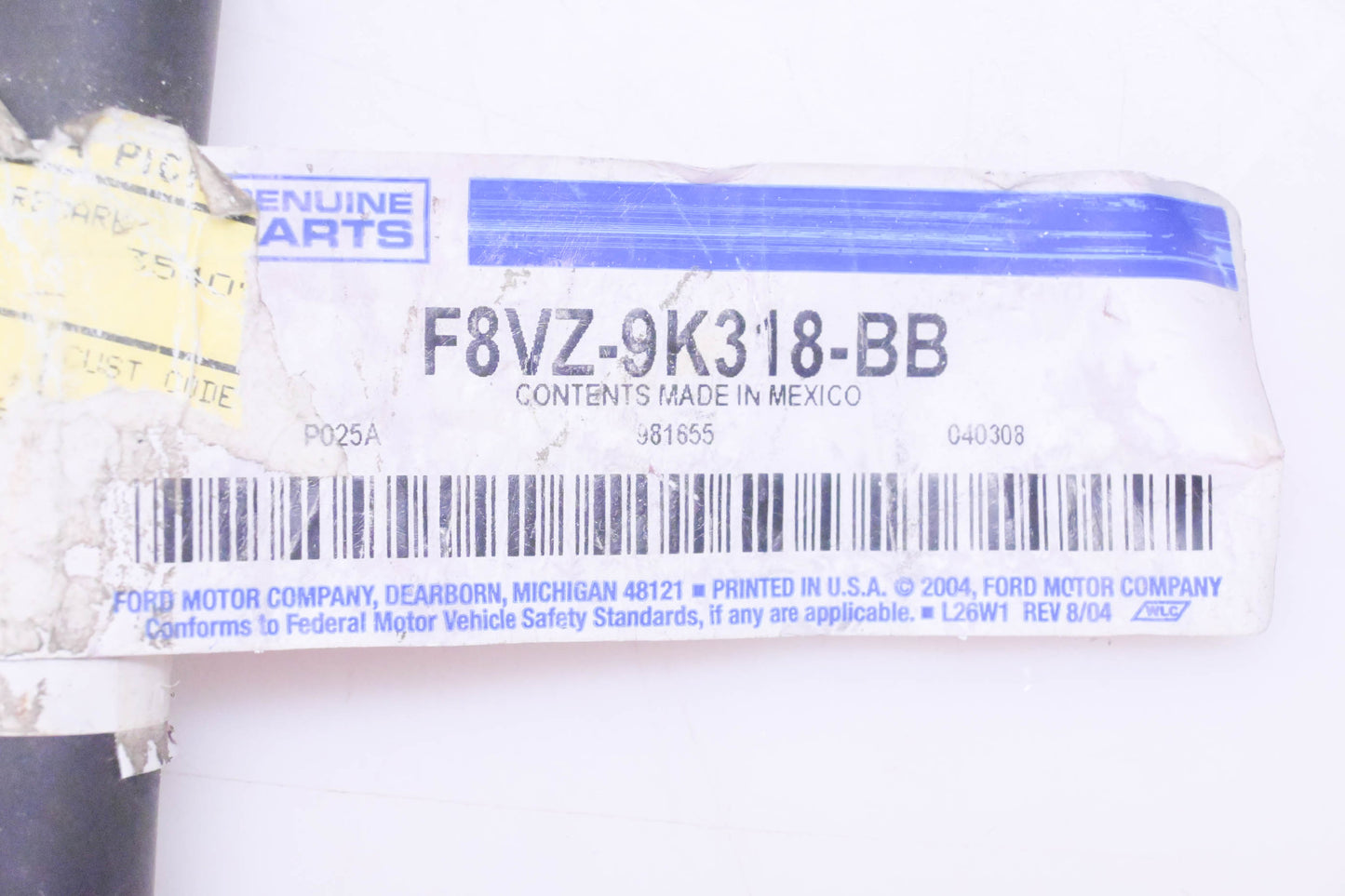 New OEM Ford F8VZ-9K318-BB Fuel Vapor Tube NOS