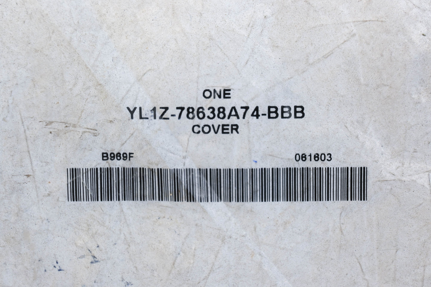 New OEM Ford YL1Z-78638A74-BBB Right Seat Back Latch Cover NOS