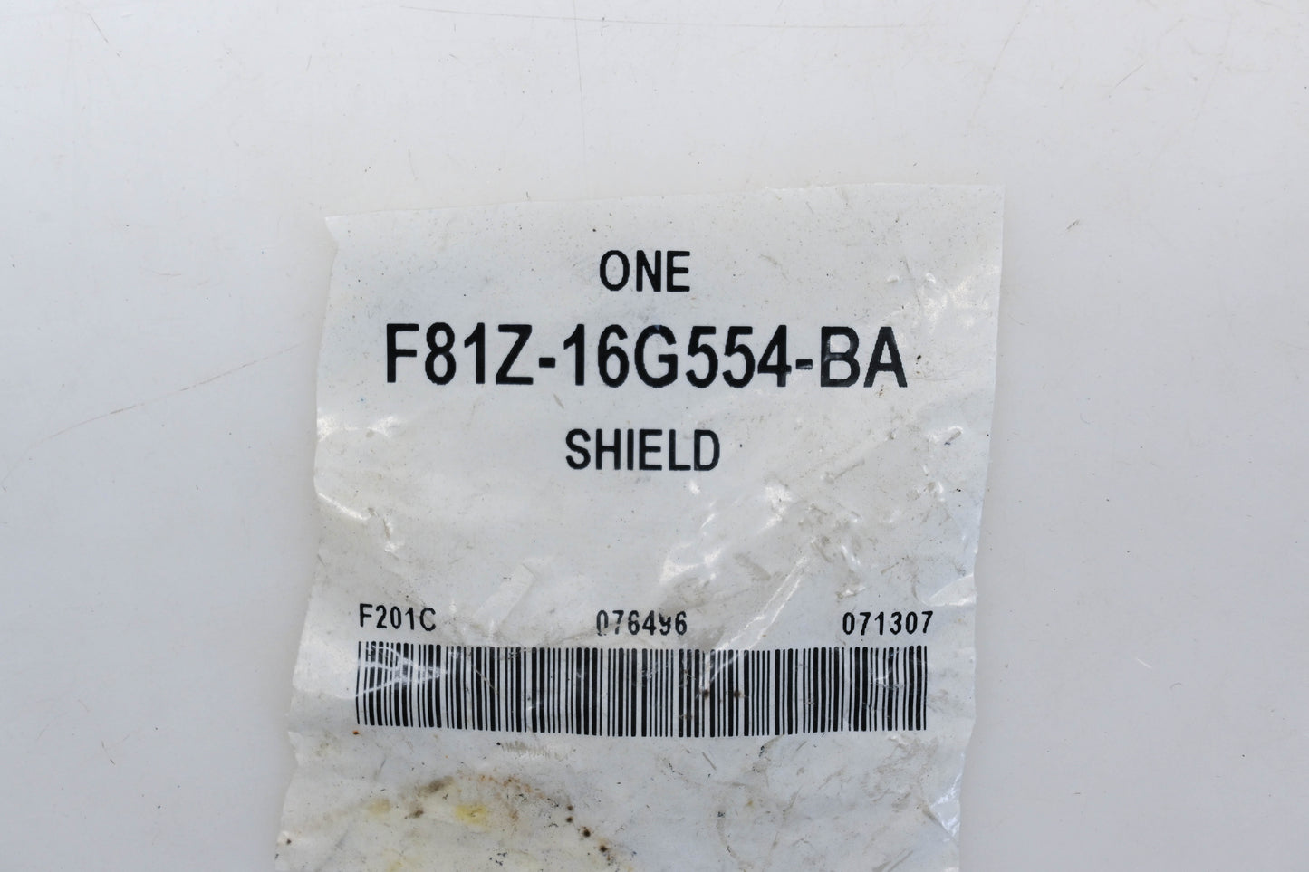 New OEM Ford F81Z-16G554-BA, F81B-16D565-AB Splash Shield NOS