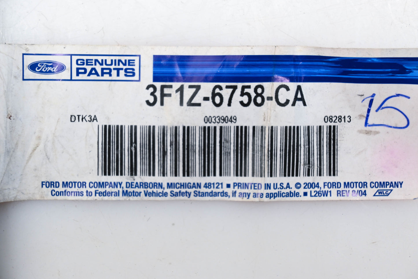 New OEM Ford 3F1Z-6758-CA, 3F1E-6758-DC PCV Tube Assembly NOS