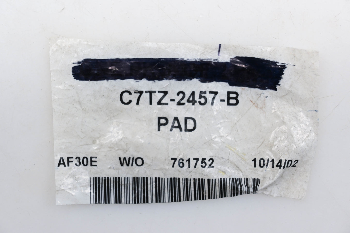 New OEM Ford C7TZ-2457-B Pedal Pad NOS