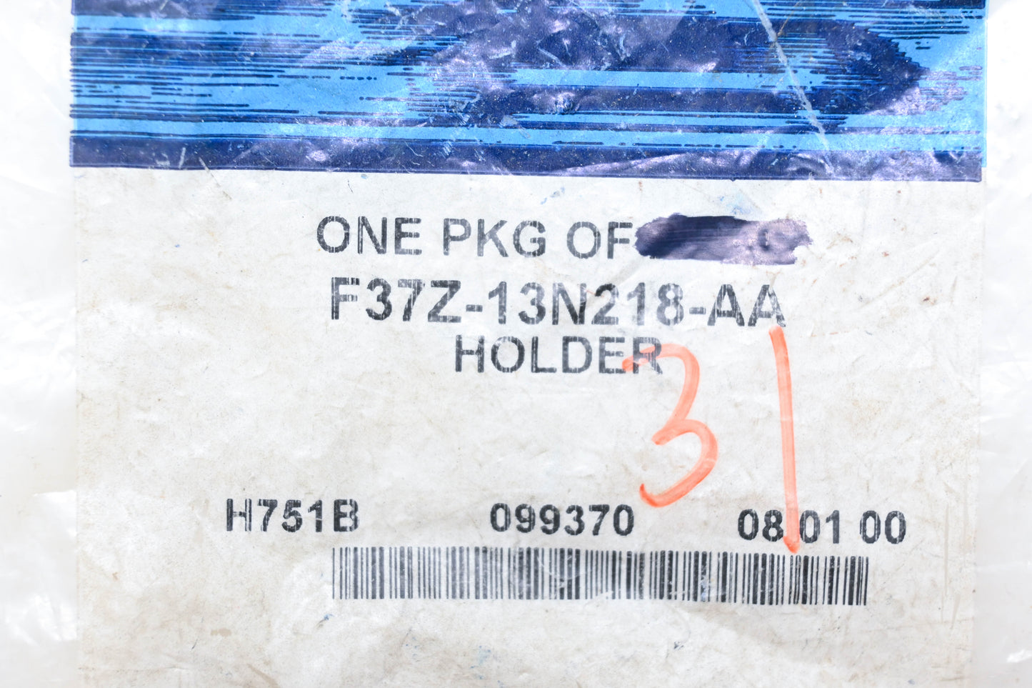 New OEM Ford F37Z-13N218-AA Holder NOS