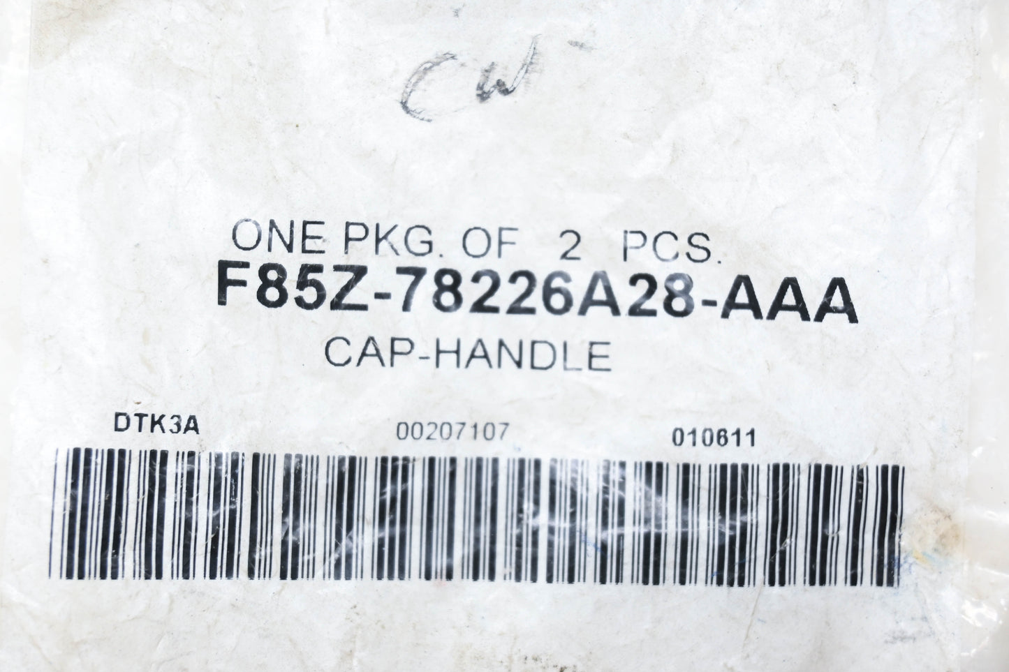 New OEM Ford F85Z-78226A28-AAA Handle Cap NOS