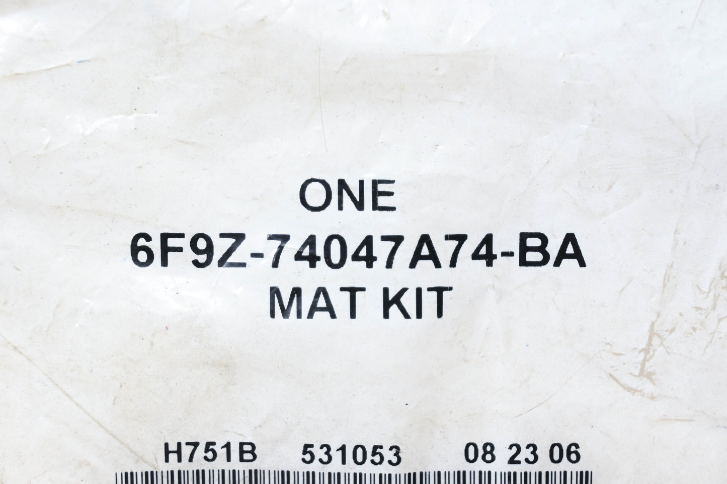 New OEM Ford 6F9Z-74047A74-BA Mat Kit NOS