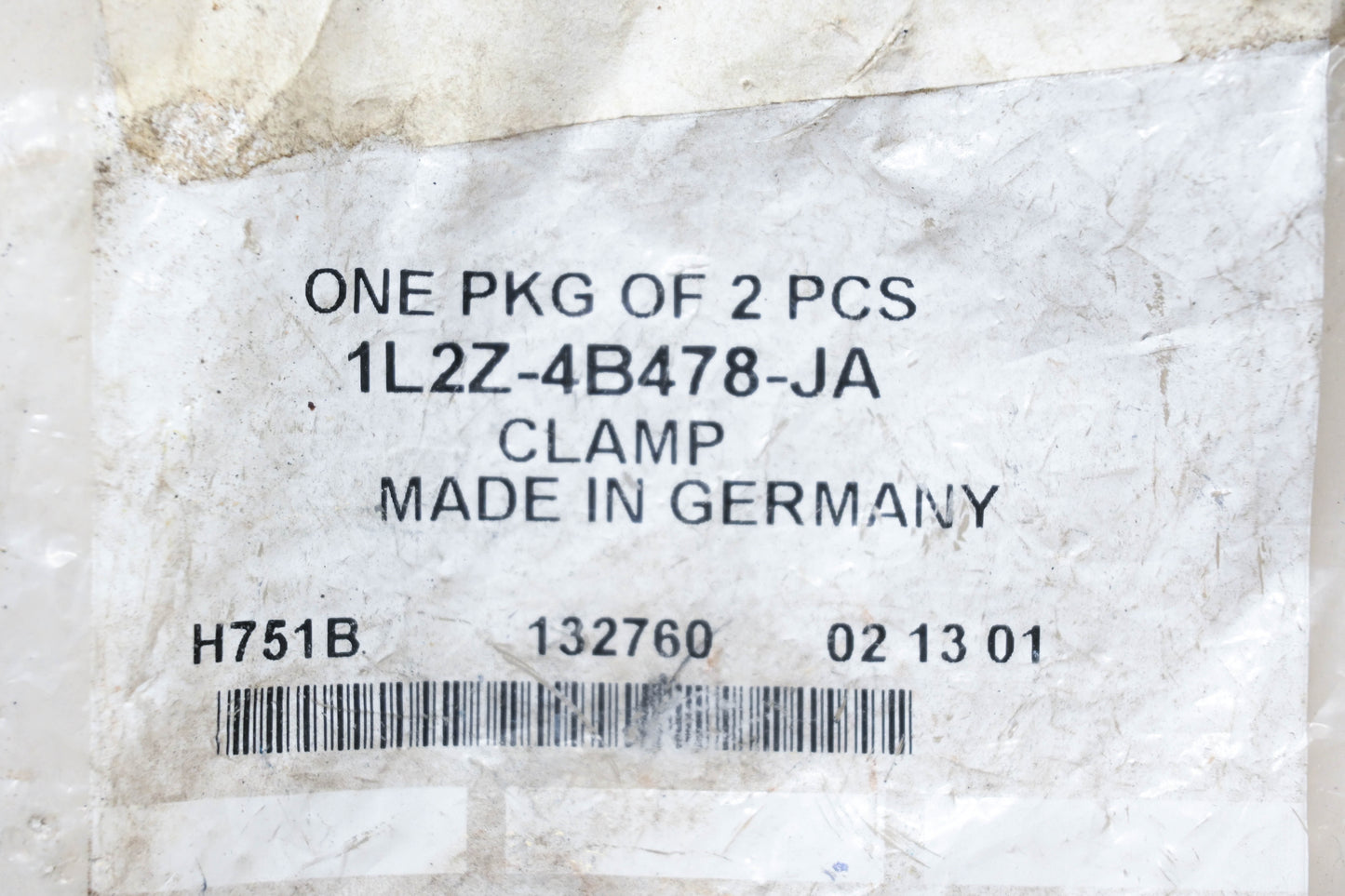 New OEM Ford 1L2Z-4B478-JA Clamp NOS