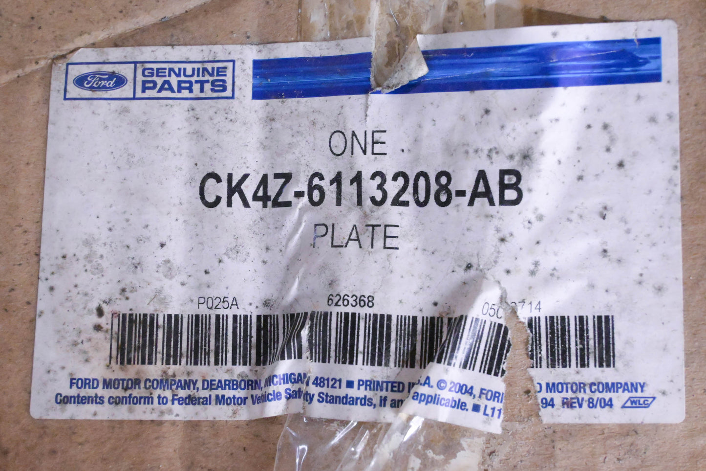 New OEM Ford CK4Z-6113208-AB Door Scuff Plate NOS