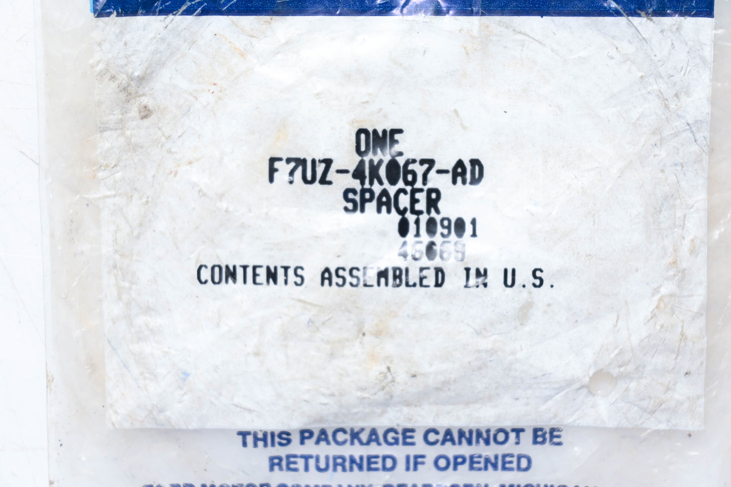 New OEM Ford F7UZ-4K067-AD Bearing Spacer NOS