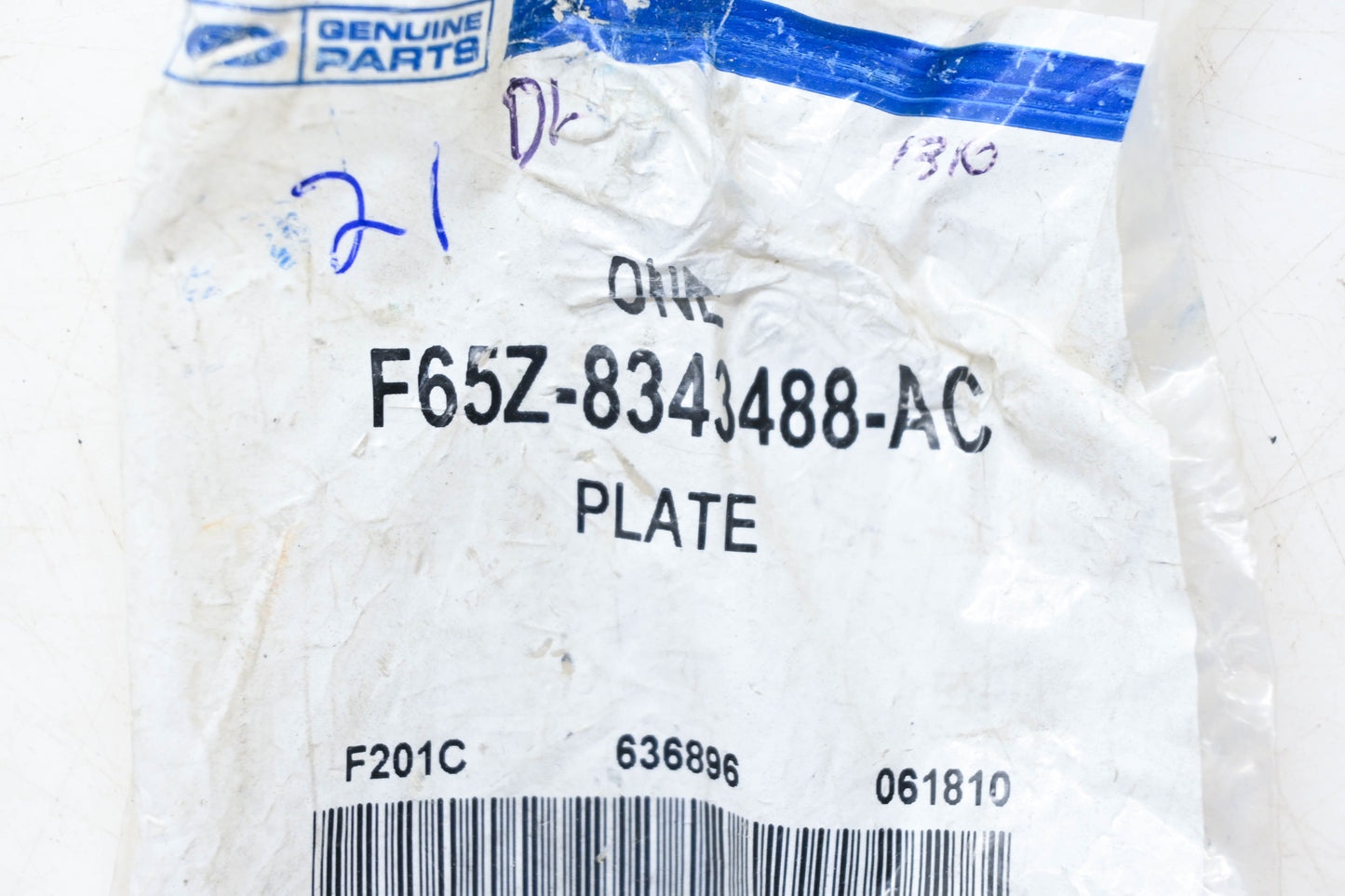 New OEM Ford F65Z-8343488-AC Anchor Plate NOS