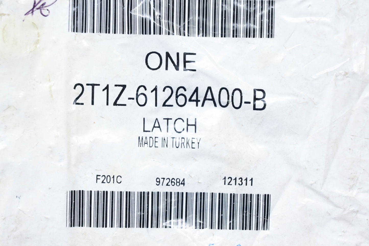 New OEM Ford 2T1Z-61264A00-B Connect Fuel Sliding Door Latch NOS