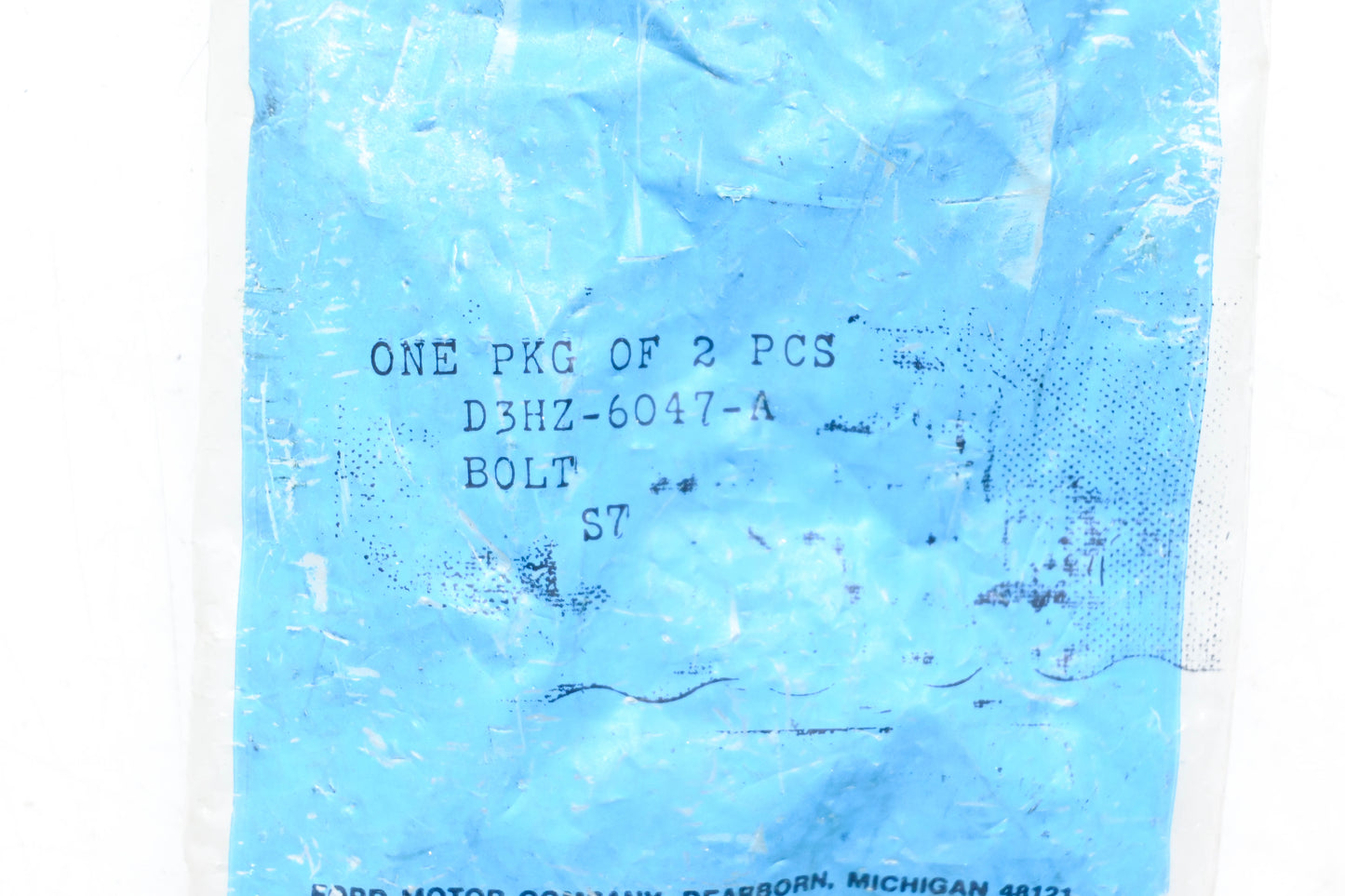 New OEM Ford D3HZ-6047-A Bolt NOS